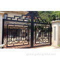 Electric Aluminium Art Gate Aluminum stainless steel entrance garden door louver door Manufactory